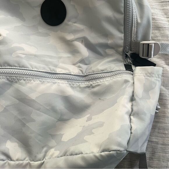 Lululemon white camo backpack